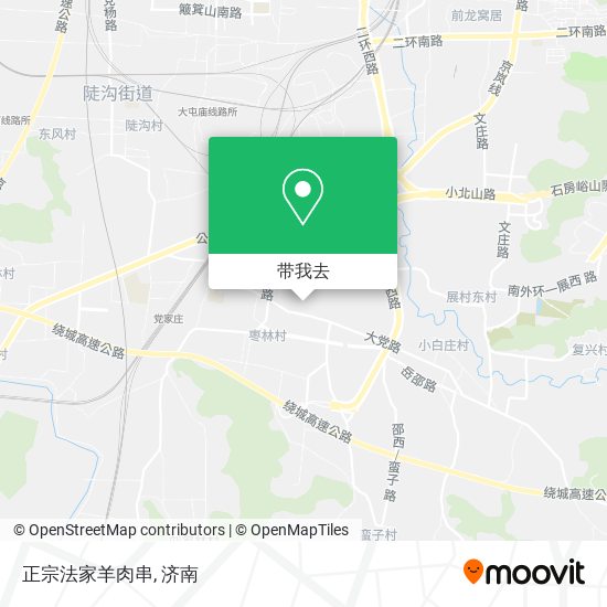 正宗法家羊肉串地图