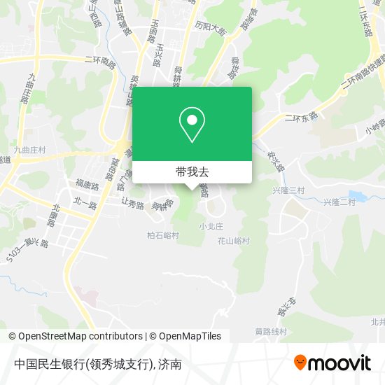 中国民生银行(领秀城支行)地图