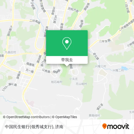 中国民生银行(领秀城支行)地图