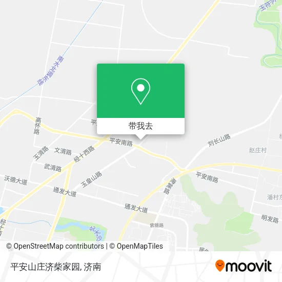 平安山庄济柴家园地图