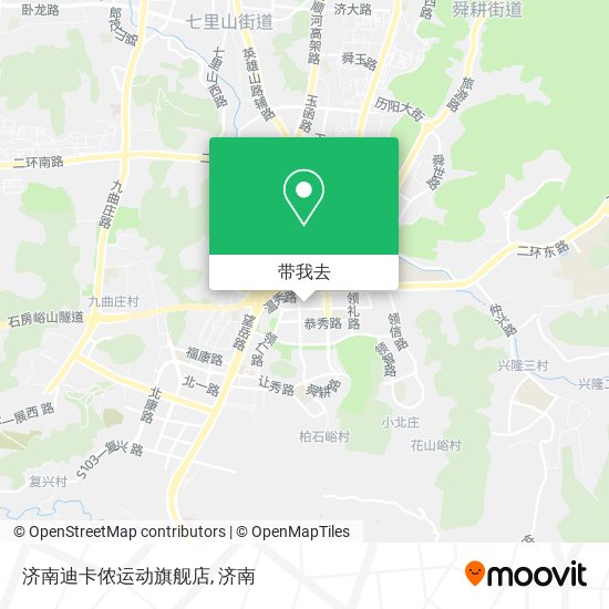 济南迪卡侬运动旗舰店地图