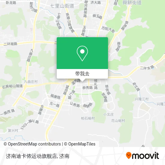 济南迪卡侬运动旗舰店地图