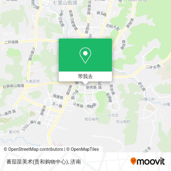番茄苗美术(贵和购物中心)地图