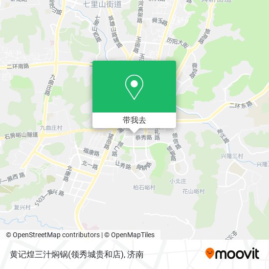 黄记煌三汁焖锅(领秀城贵和店)地图