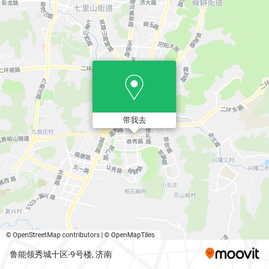 鲁能领秀城十区-9号楼地图