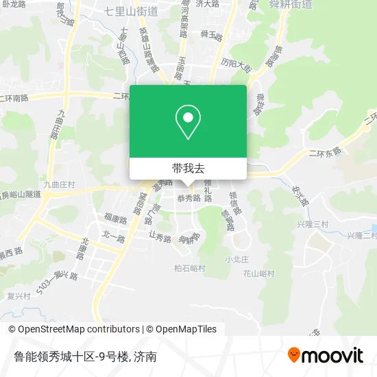 鲁能领秀城十区-9号楼地图
