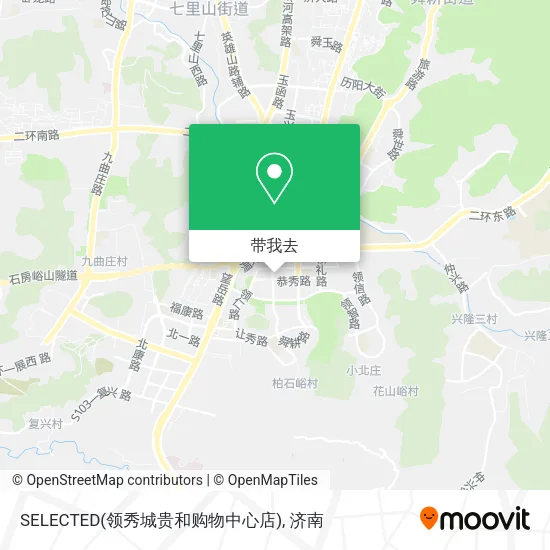 SELECTED(领秀城贵和购物中心店)地图