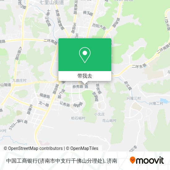 中国工商银行(济南市中支行千佛山分理处)地图