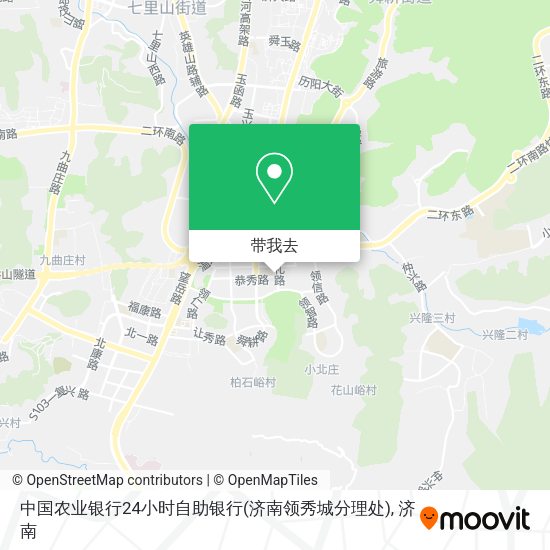 中国农业银行24小时自助银行(济南领秀城分理处)地图