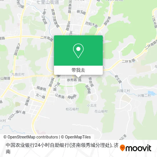 中国农业银行24小时自助银行(济南领秀城分理处)地图