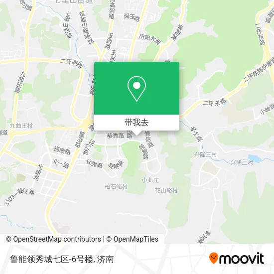 鲁能领秀城七区-6号楼地图