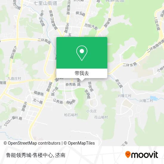 鲁能领秀城-售楼中心地图