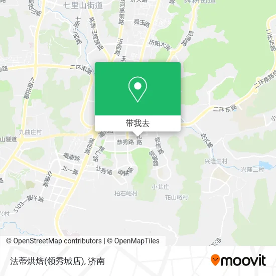 法蒂烘焙(领秀城店)地图