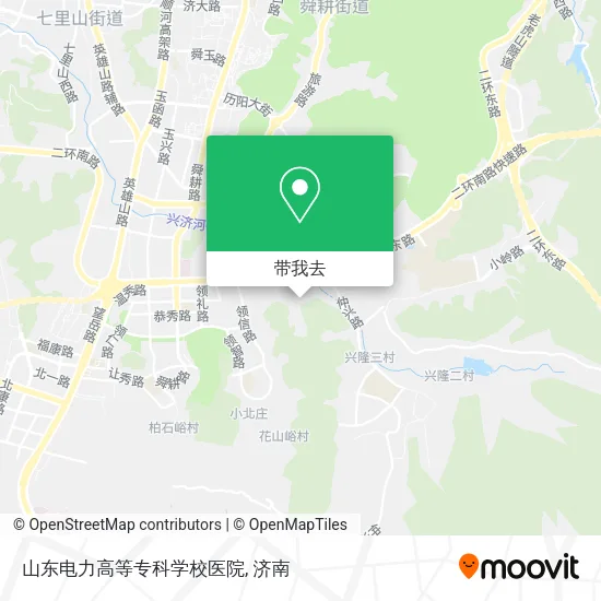 山东电力高等专科学校医院地图