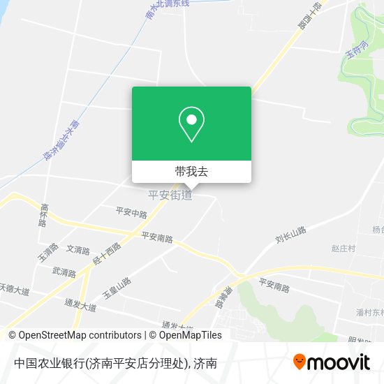 中国农业银行(济南平安店分理处)地图