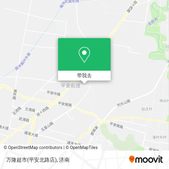 万隆超市(平安北路店)地图