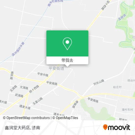 鑫润堂大药店地图