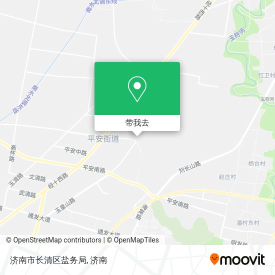 济南市长清区盐务局地图