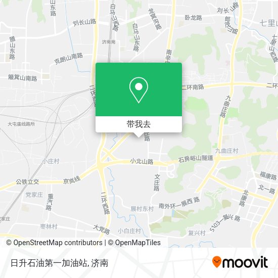 日升石油第一加油站地图