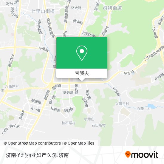 济南圣玛丽亚妇产医院地图