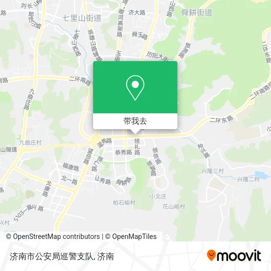 济南市公安局巡警支队地图