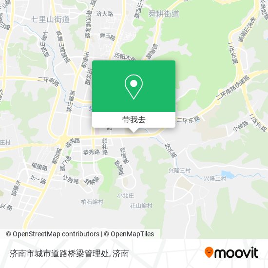 济南市城市道路桥梁管理处地图