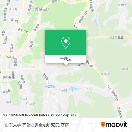 山东大学-齐鲁证券金融研究院地图