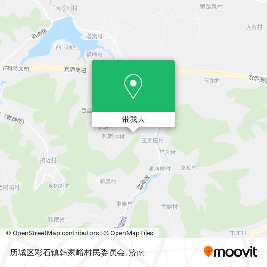 历城区彩石镇韩家峪村民委员会地图