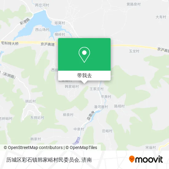 历城区彩石镇韩家峪村民委员会地图