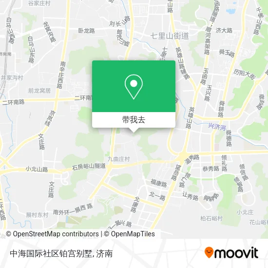 中海国际社区铂宫别墅地图