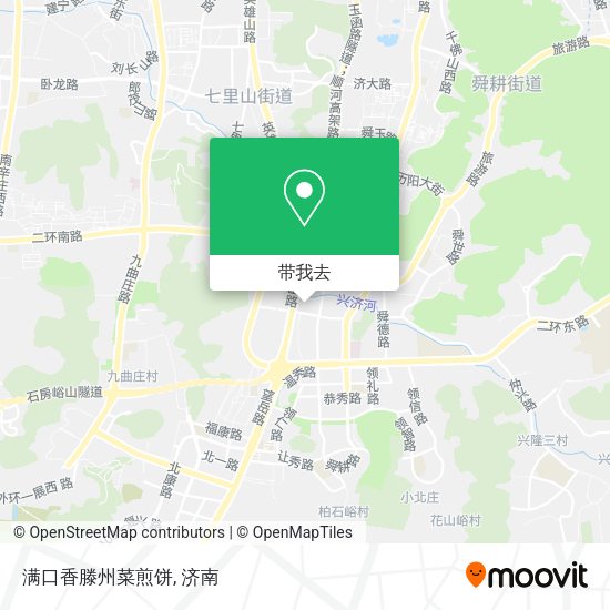 满口香滕州菜煎饼地图