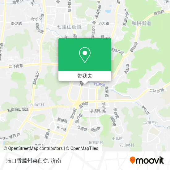 满口香滕州菜煎饼地图