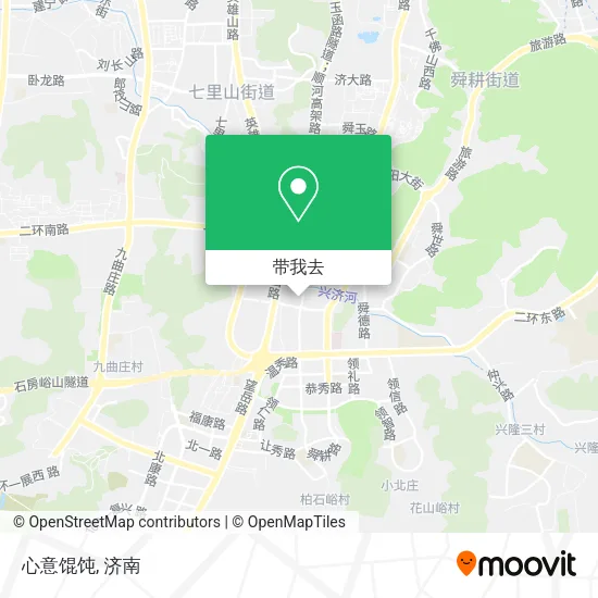心意馄饨地图