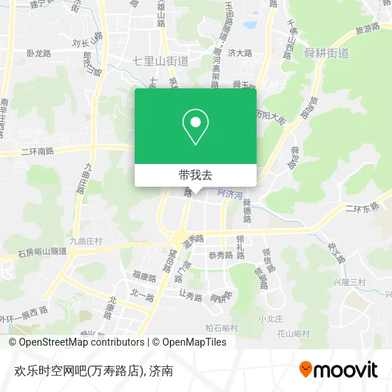 欢乐时空网吧(万寿路店)地图