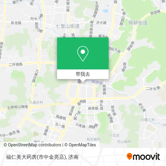 福仁美大药房(市中金亮店)地图