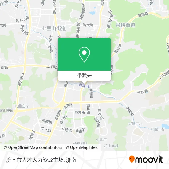 济南市人才人力资源市场地图