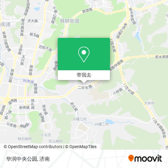 华润中央公园地图