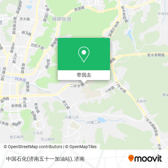 中国石化(济南五十一加油站)地图