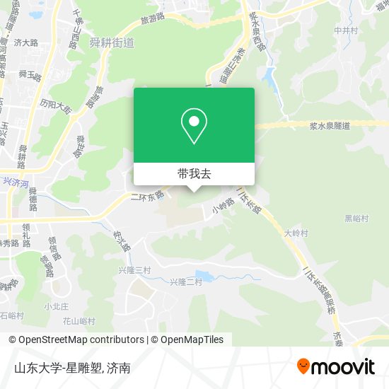 山东大学-星雕塑地图
