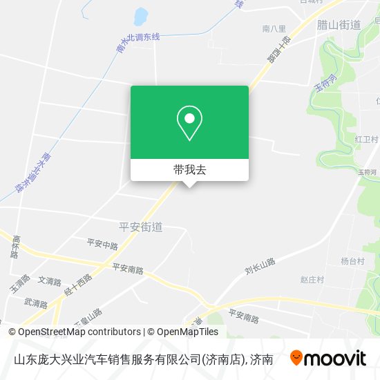 山东庞大兴业汽车销售服务有限公司(济南店)地图