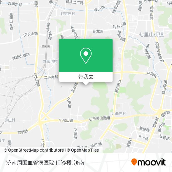 济南周围血管病医院-门诊楼地图
