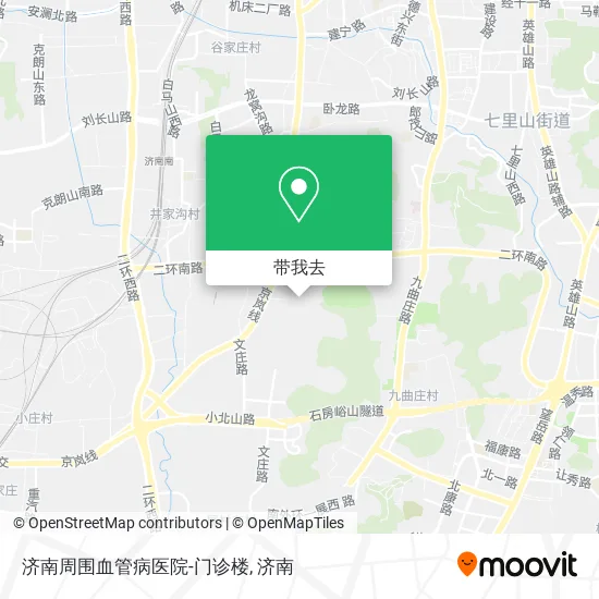 济南周围血管病医院-门诊楼地图