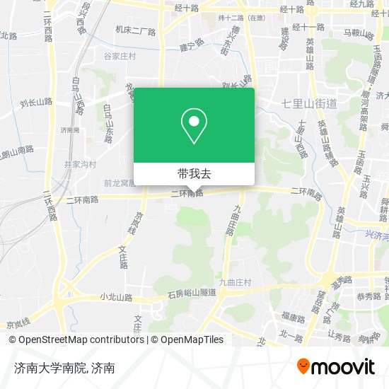 济南大学南院地图