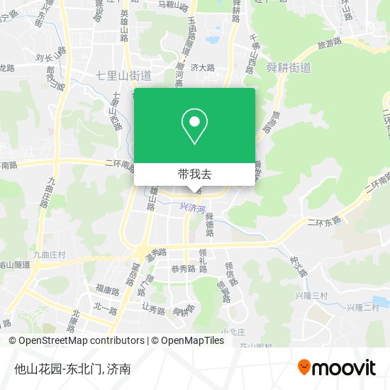 他山花园-东北门地图