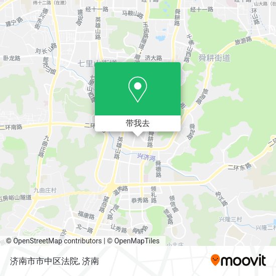 济南市市中区法院地图
