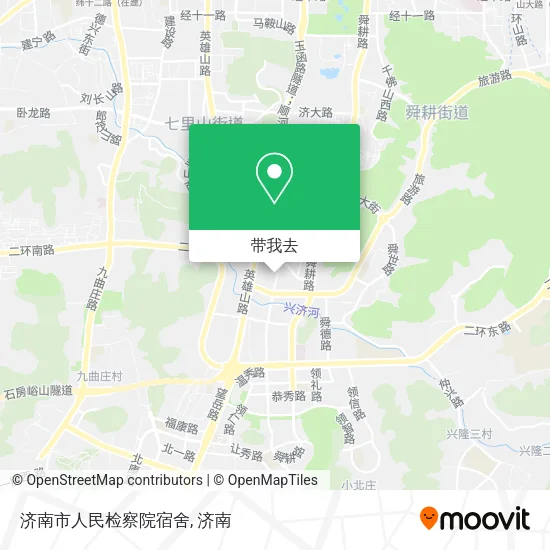 济南市人民检察院宿舍地图