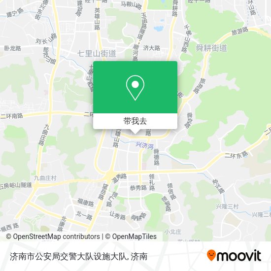 济南市公安局交警大队设施大队地图