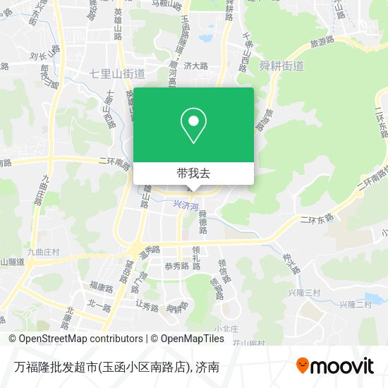 万福隆批发超市(玉函小区南路店)地图