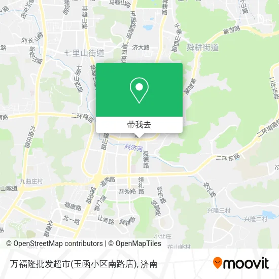 万福隆批发超市(玉函小区南路店)地图
