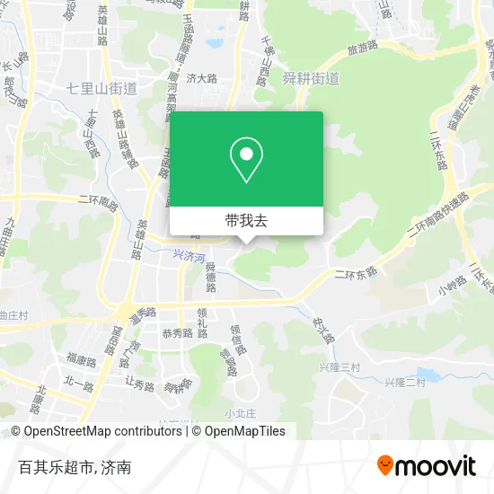 百其乐超市地图